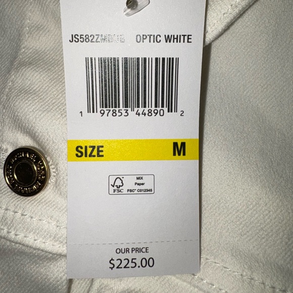 NEW with tags! $220 Michael Kors White and Gold Jean Dress - Picture 2 of 5
